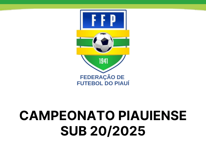 Tabela do Campeonato Piauiense Sub-20 é divulgada