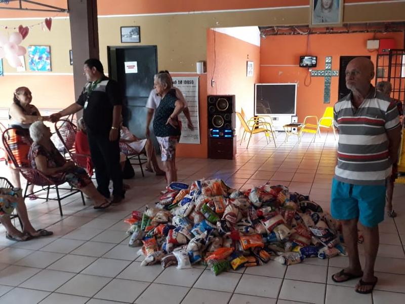 Abrigo São Lucas recebe doação de alimentos arrecadados no Sub-19