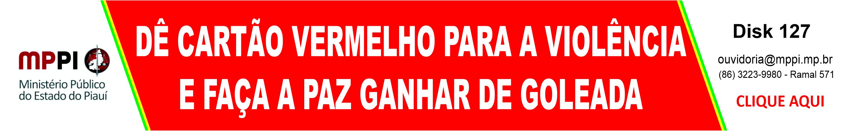 De cartão vermelho para violência